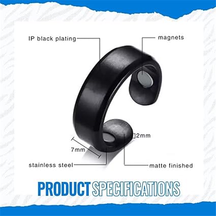 GlucoEase™ Magnetic Therapy Blood Sugar Ring