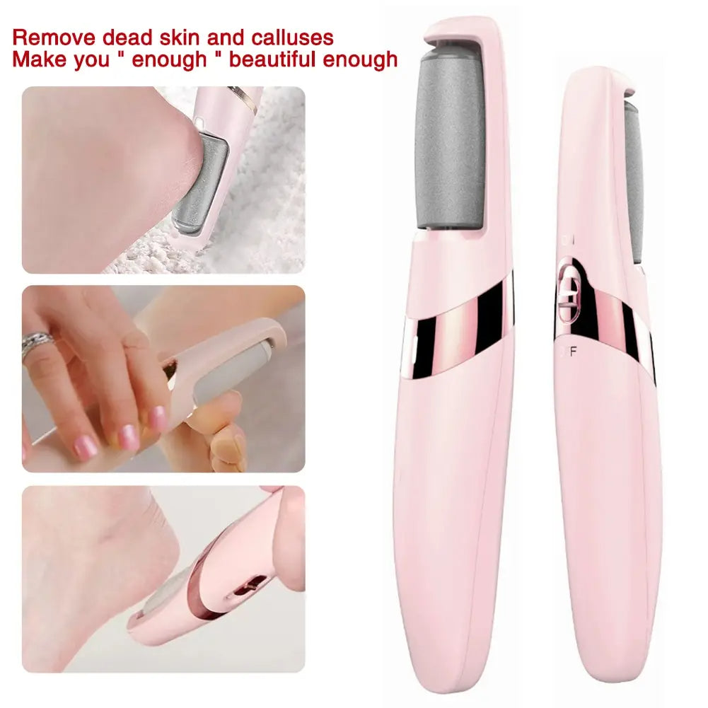 Rechargeable Electric Foot Grinder – Callus Remover & Dead Skin Scrubber for Heels & Feet