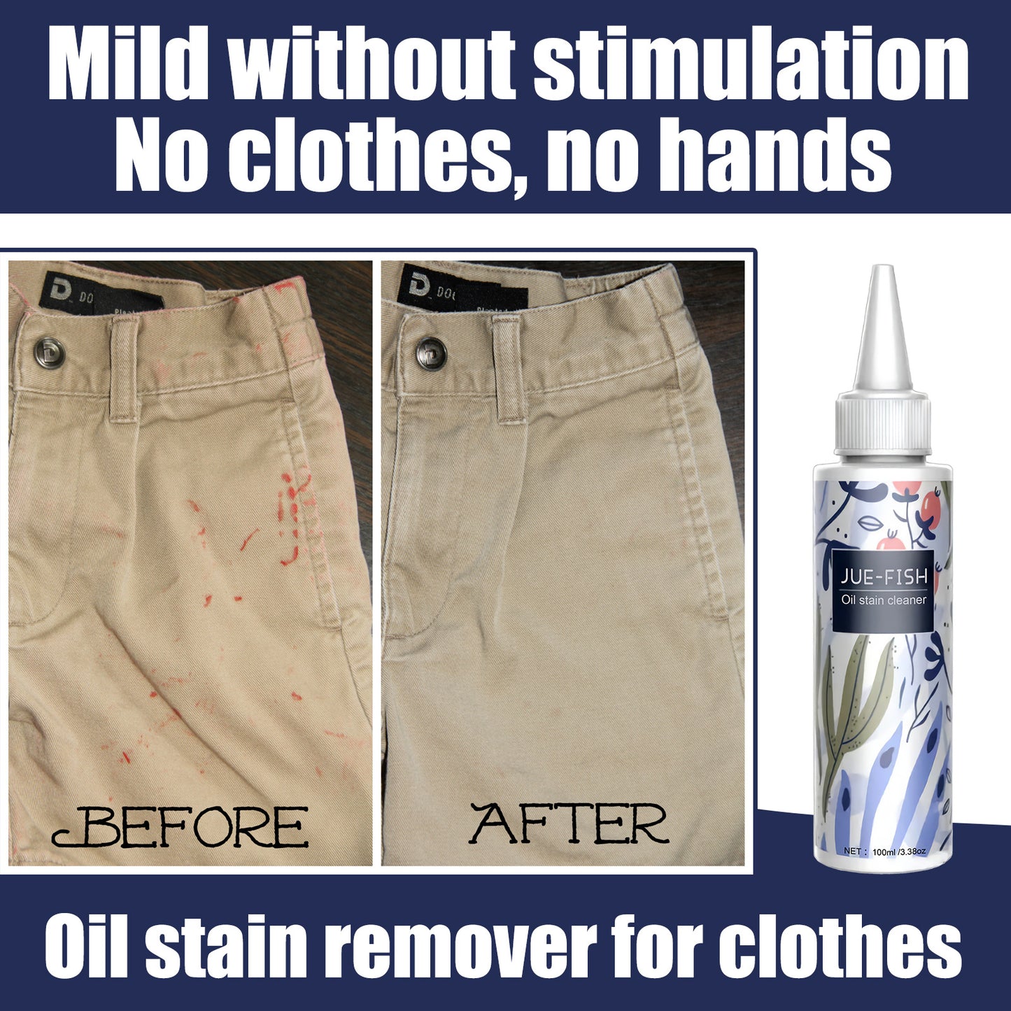 Powerful Oil Stain Remover for Clothes