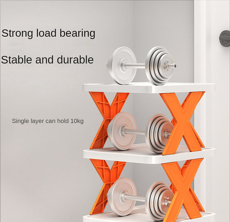 5-Layer Foldable X Shape Shoe Rack