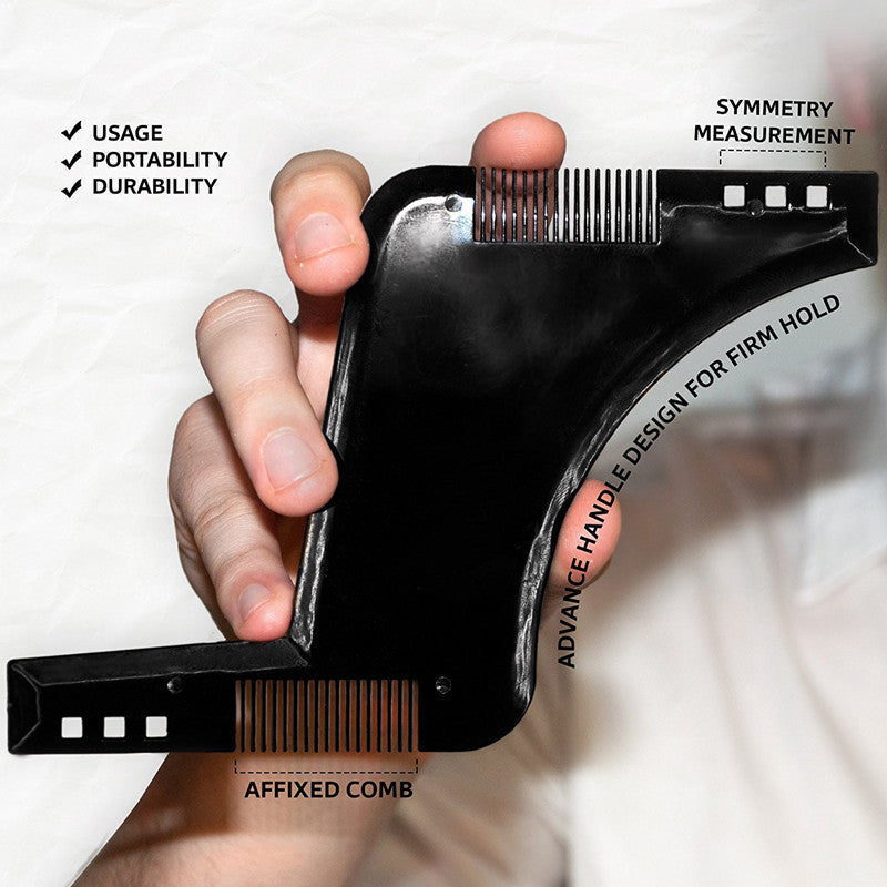 All-in-One Beard Shaping Tool & Comb for Men