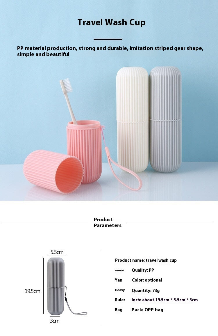 Portable Toothbrush & Toothpaste Travel Case