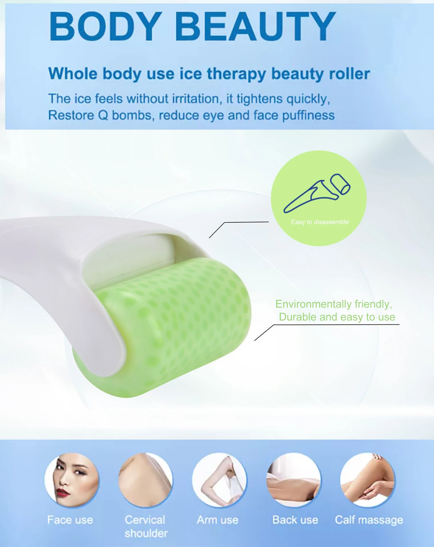 Face Ice Roller Massage Tool
