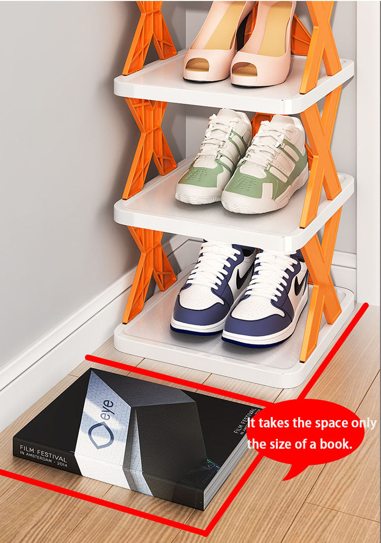 5-Layer Foldable X Shape Shoe Rack