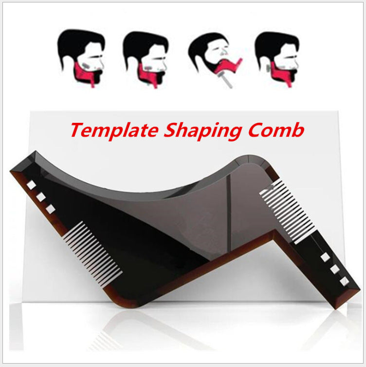 All-in-One Beard Shaping Tool & Comb for Men
