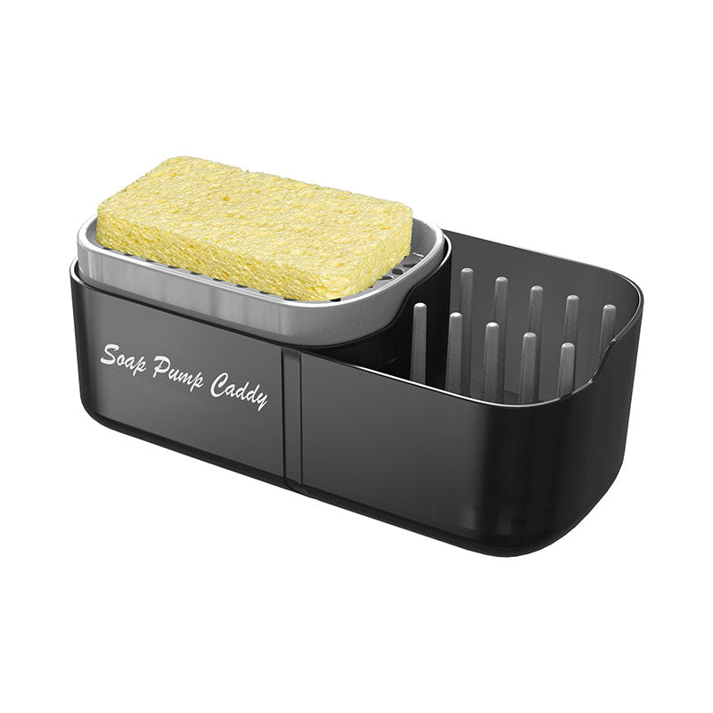 2-in-1 Soap Pump Dispenser with Sink Caddy Organizer