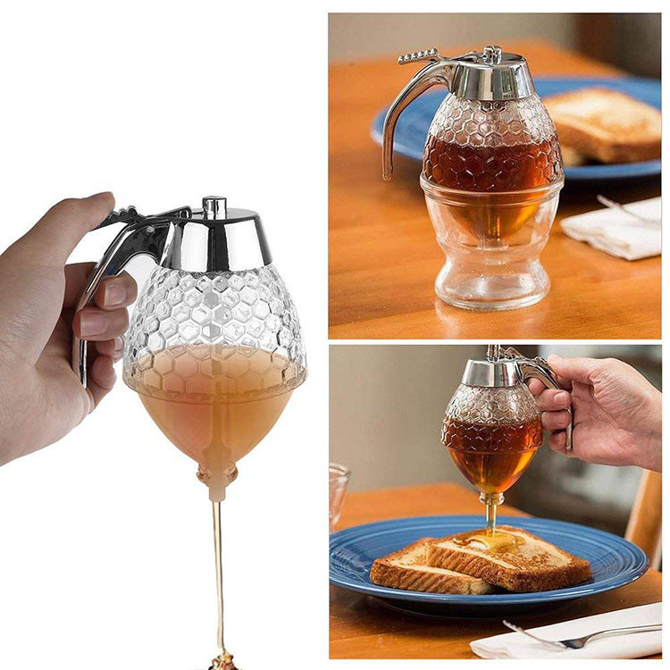 Honey dispenser jar