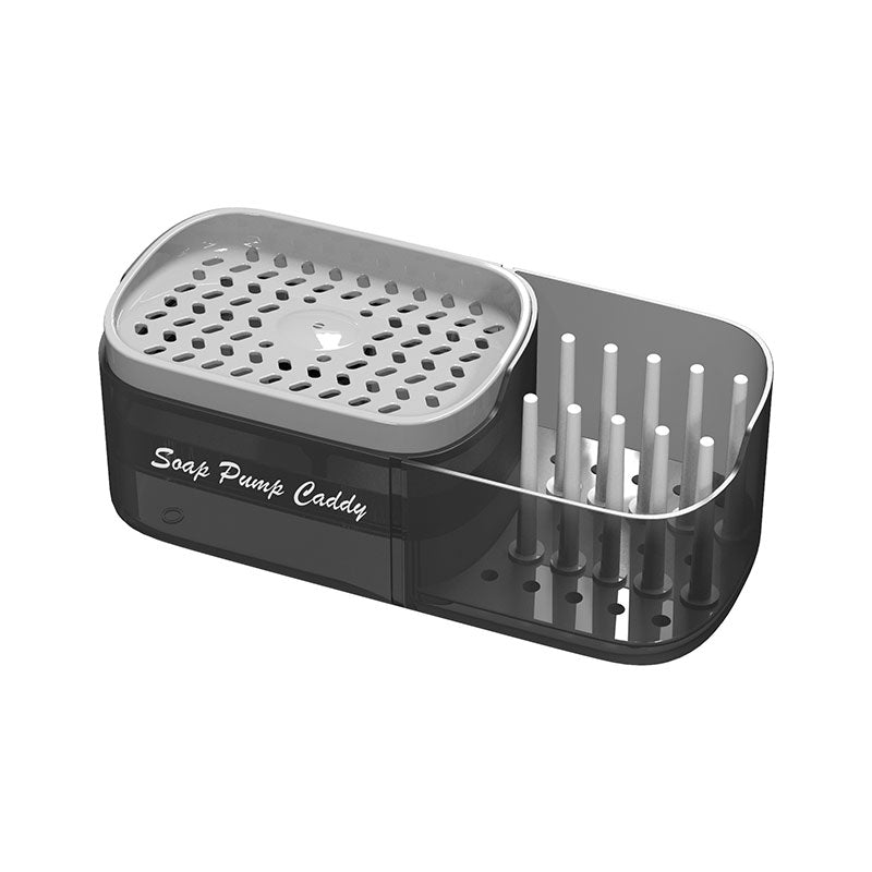 2-in-1 Soap Pump Dispenser with Sink Caddy Organizer