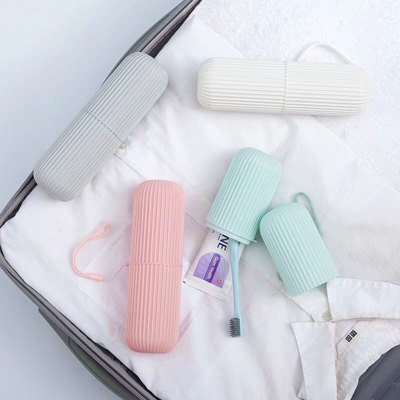 Portable Toothbrush & Toothpaste Travel Case