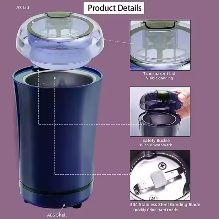 Electric Multifunctional Grinder for Spices, Dry Fruits, Coffee & Herbs