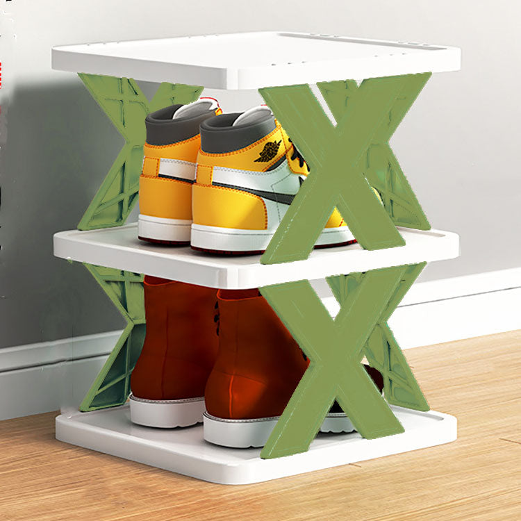5-Layer Foldable X Shape Shoe Rack