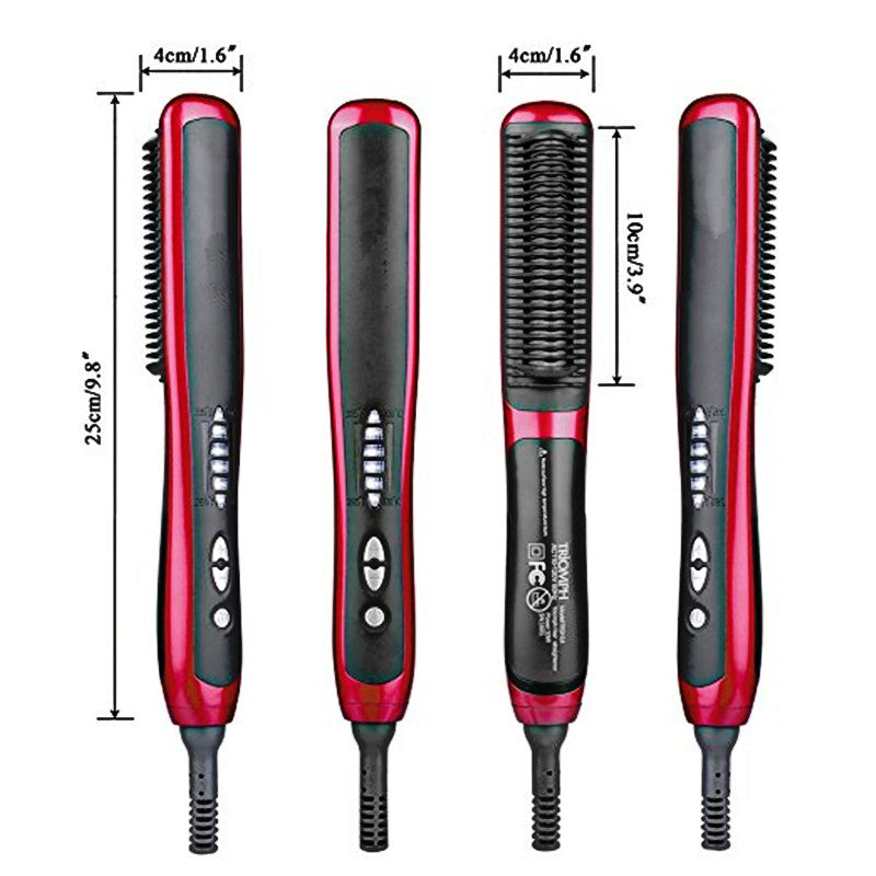 Professional Electric Hair Straightener Brush
