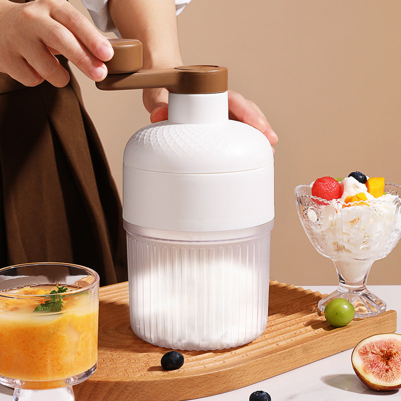 Manual Ice Crusher & Shaver Machine