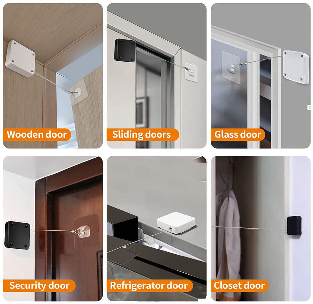 Punch-Free Automatic Sensor Door Closer