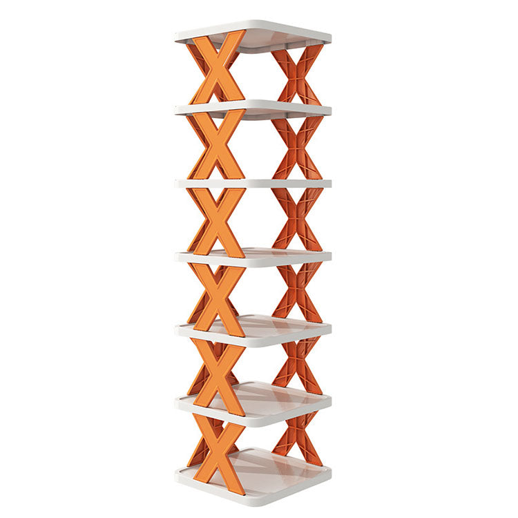 5-Layer Foldable X Shape Shoe Rack