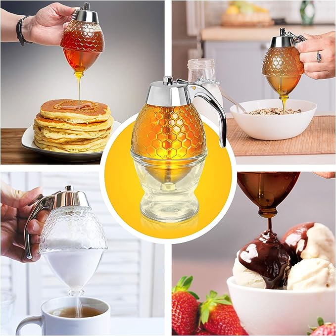 Honey dispenser jar