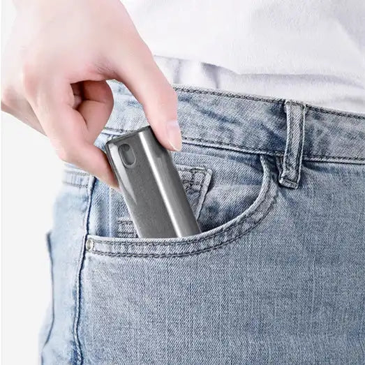 All-in-One Portable 2-in-1 Screen Cleaner Spray with Microfiber Cloth