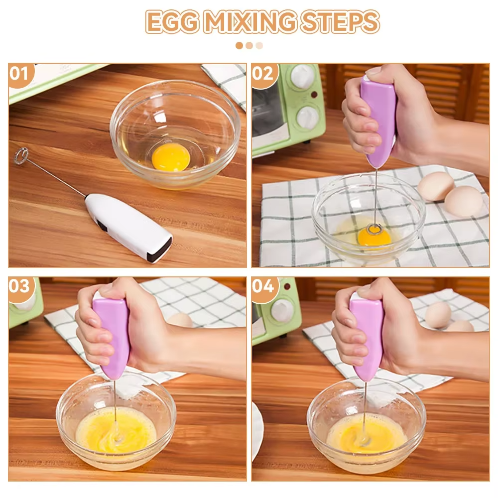 Mini Electric Coffee Beater Egg Frother