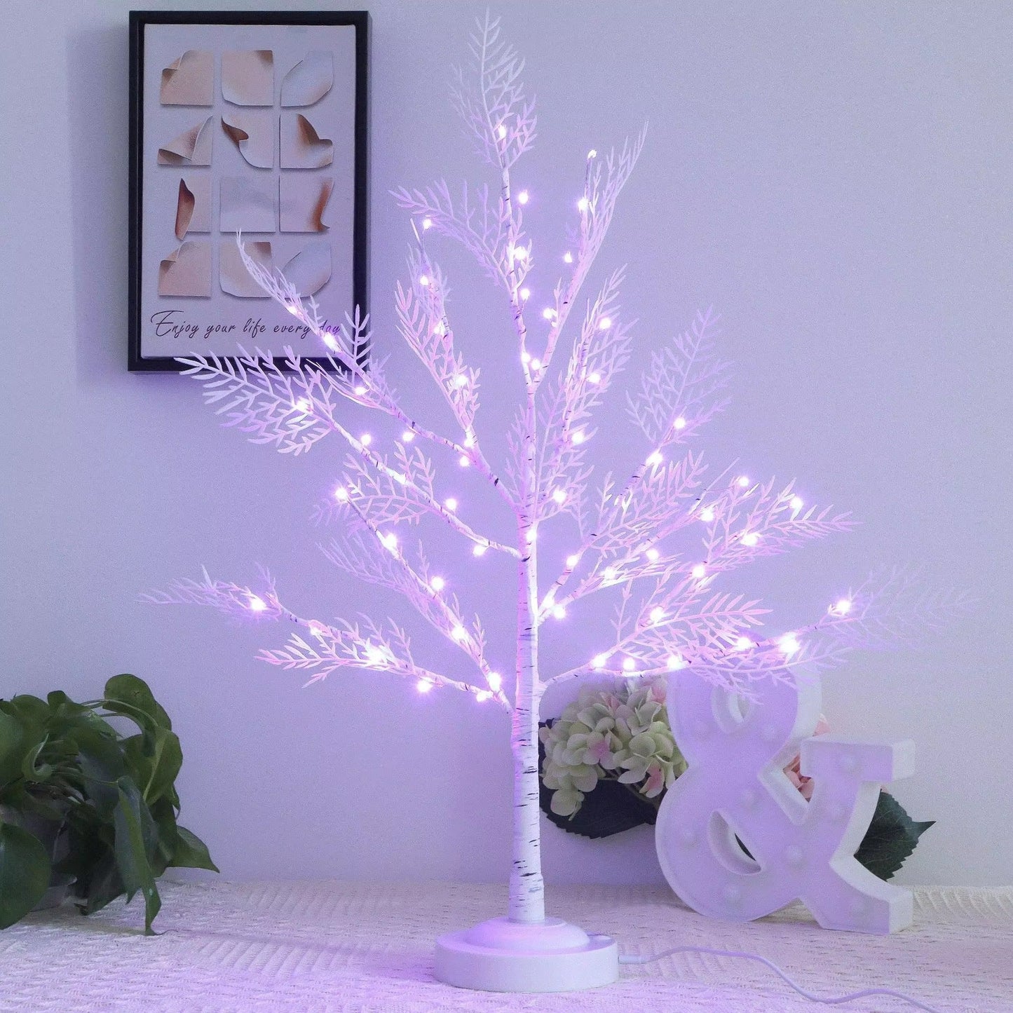 LED Light Coral Tree Lamp
