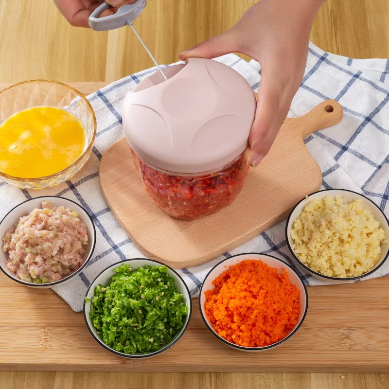 Eotia 5 Blade Manual Vegetable Chopper – 900ML