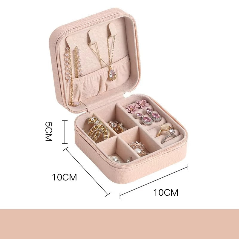 Mini Leather Jewellery Organizer