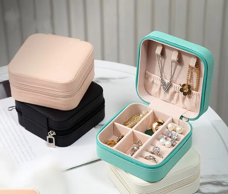 Mini Leather Jewellery Organizer