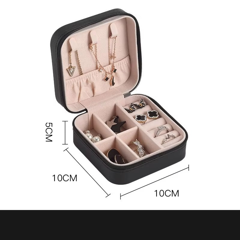 Mini Leather Jewellery Organizer