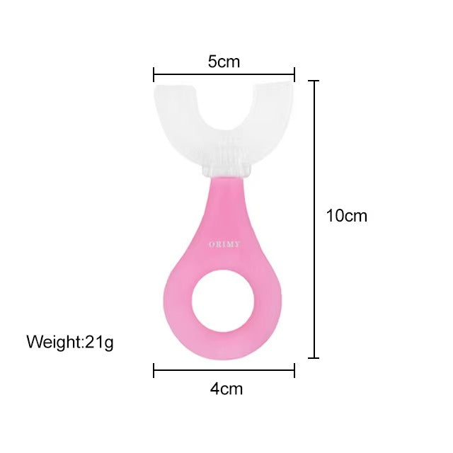 Pack of 3 Silicone Baby Toothbrush for Healthy Teeth & Gentle Oral Care