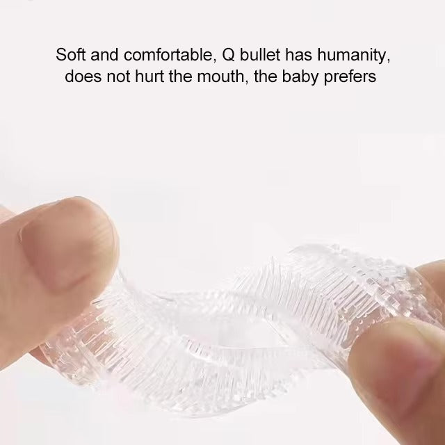 Pack of 3 Silicone Baby Toothbrush for Healthy Teeth & Gentle Oral Care