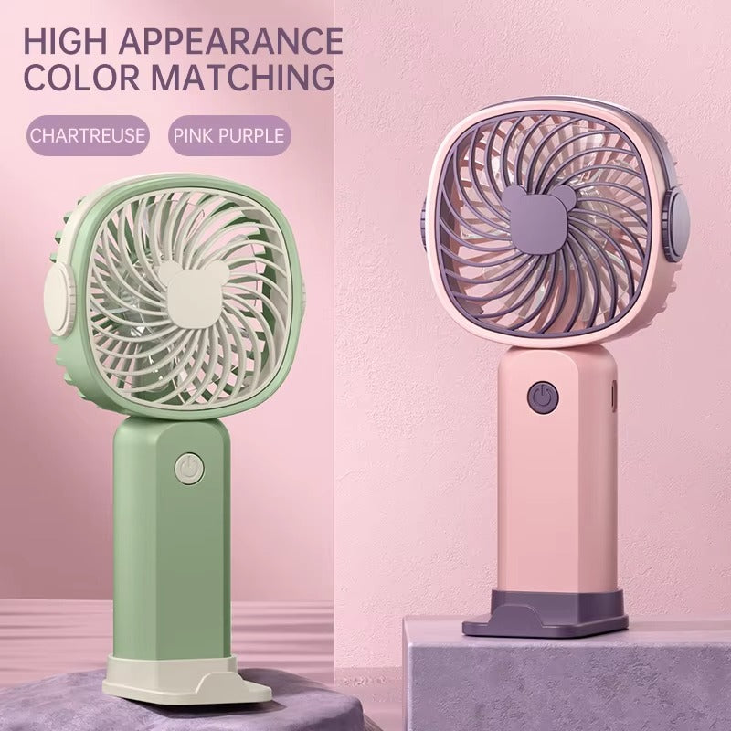 Mini Portable Fans Handheld USB Rechargeable Fan