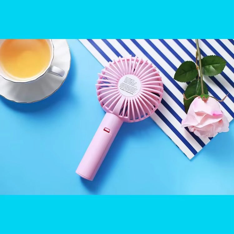 Portable Rechargeable Handheld Fan – with Adjustable Speed