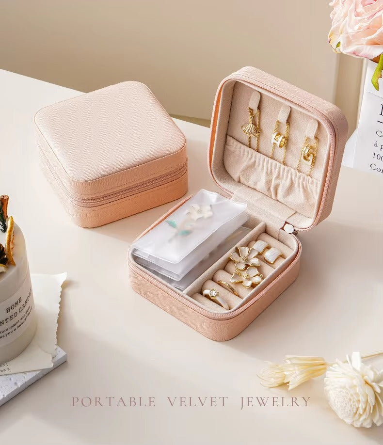 Mini Leather Jewellery Organizer