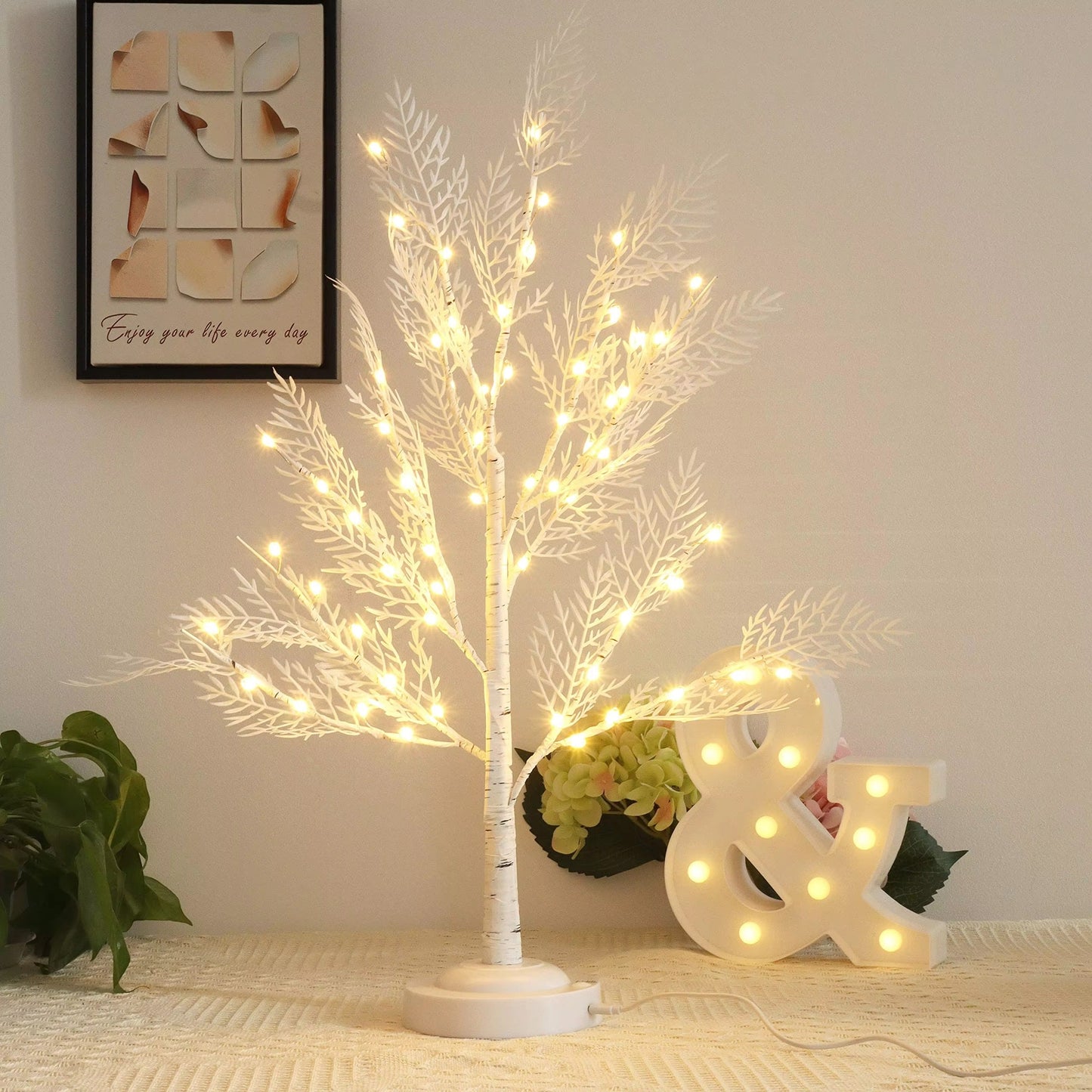 LED Light Coral Tree Lamp