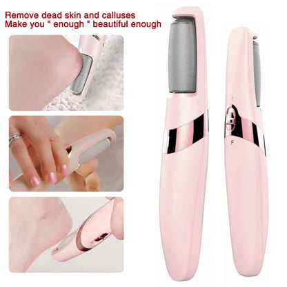 Rechargeable Electric Foot Grinder – Callus Remover & Dead Skin Scrubber for Heels & Feet