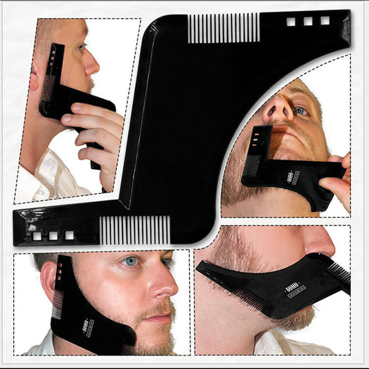 All-in-One Beard Shaping Tool & Comb for Men
