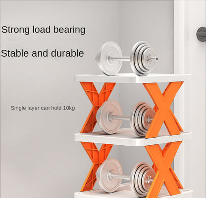 5-Layer Foldable X Shape Shoe Rack
