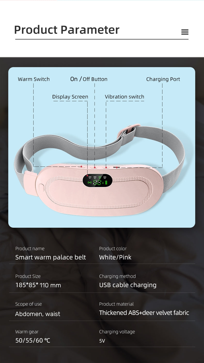Electric Menstrual Cramp Relief Belt