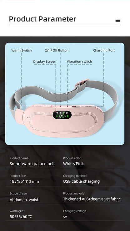 Electric Menstrual Cramp Relief Belt