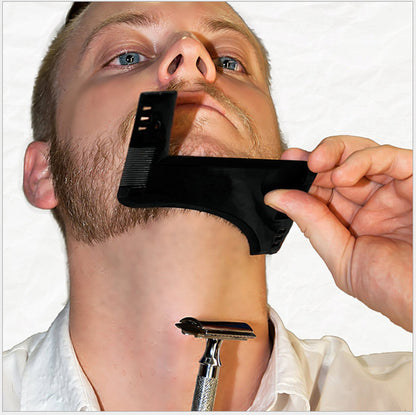 All-in-One Beard Shaping Tool & Comb for Men