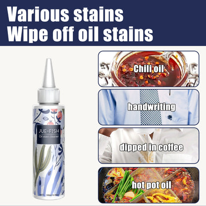 Powerful Oil Stain Remover for Clothes