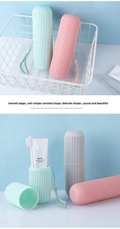 Portable Toothbrush & Toothpaste Travel Case