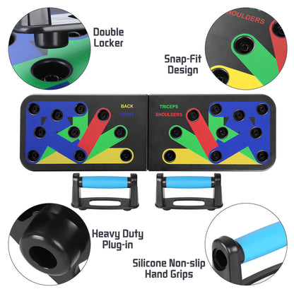 9-in-1 Foldable Push-Up Board