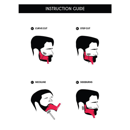 All-in-One Beard Shaping Tool & Comb for Men