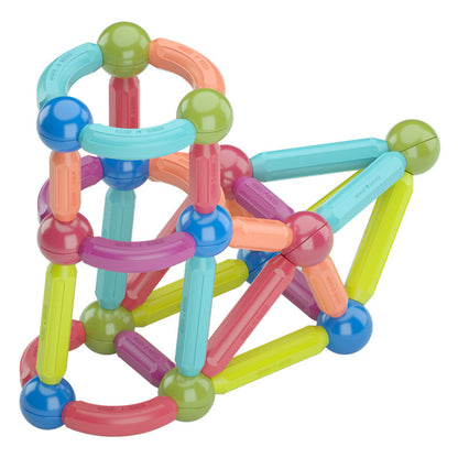 Magnetic 3D Kids Blocks Toy Set – 3D Magnetic Sticks and Balls
