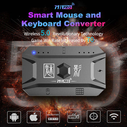 Portable Mobile Gaming Keyboard Mouse Converter – Bluetooth 5.0