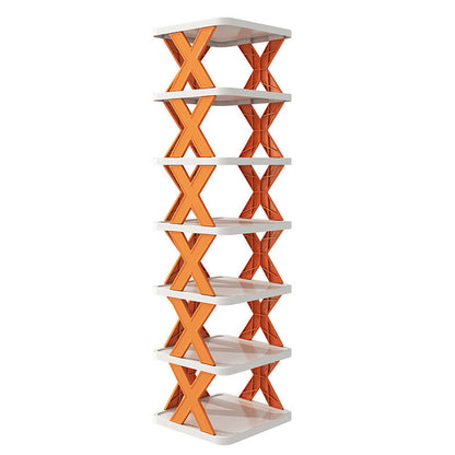 5-Layer Foldable X Shape Shoe Rack