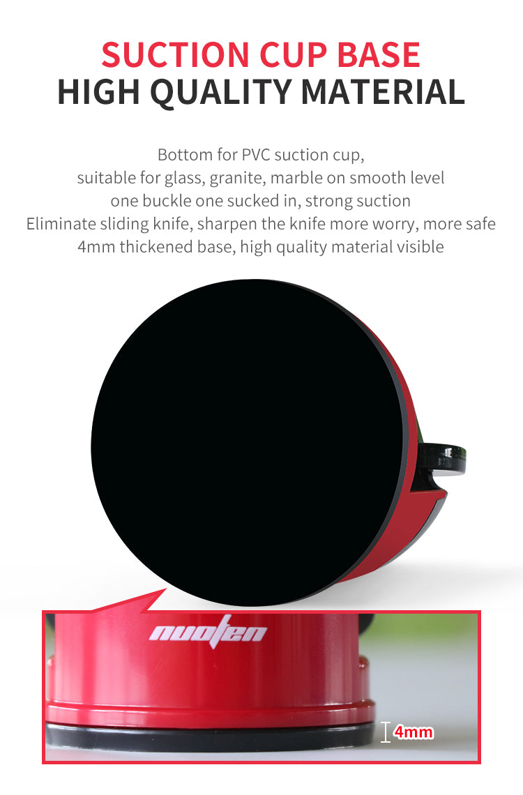 Premium Kitchen Knife Sharpener with Suction Pad