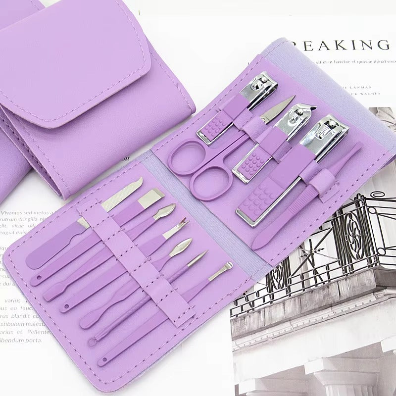16 PCS Manicure & Pedicure Grooming Kit