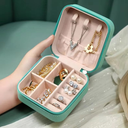 Mini Leather Jewellery Organizer