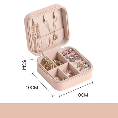 Mini Leather Jewellery Organizer